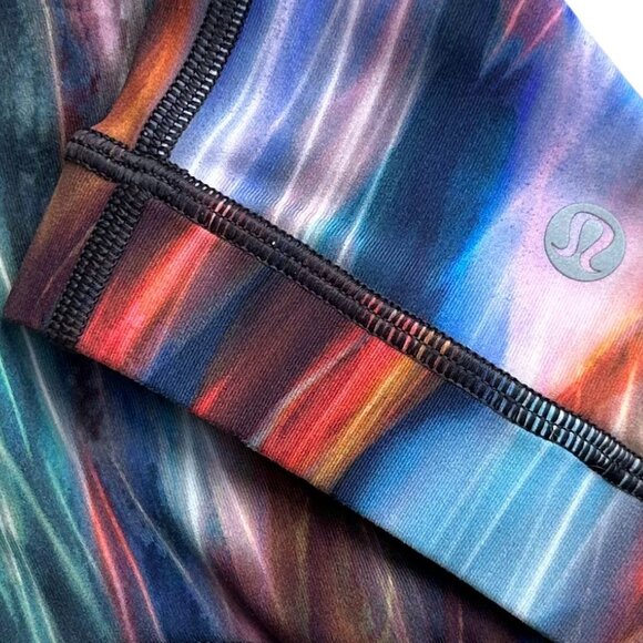 Lululemon Energy Bra Chroma Fusion Multi Print 6 Athletic Sports Top - Picture 5 of 8